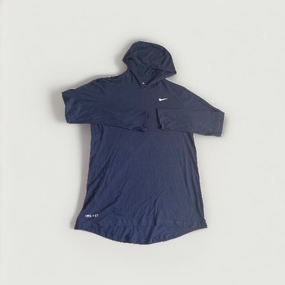 Nike Dri-Fit Men’s Long Sleeve Hooded Training Tee Size Medium